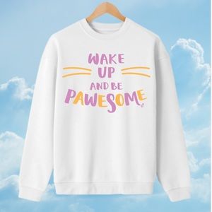 CATLADYBOX Be Pawesome sweatshirt